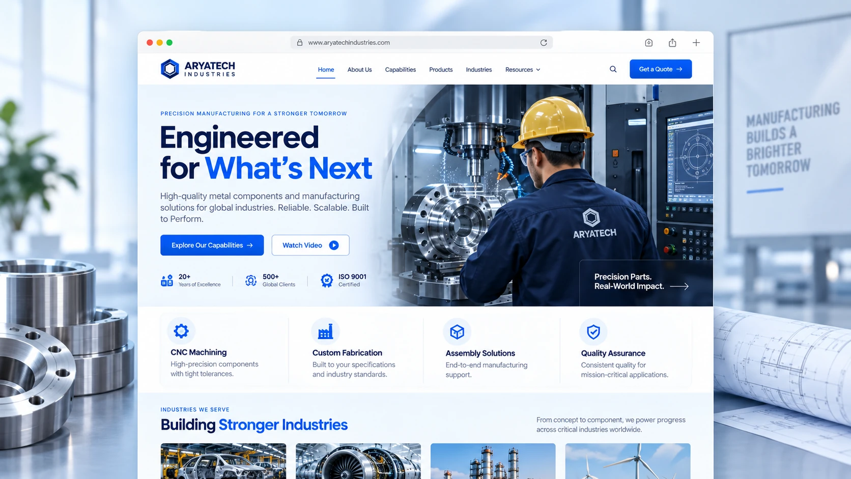 Capability-Led Manufacturing Website